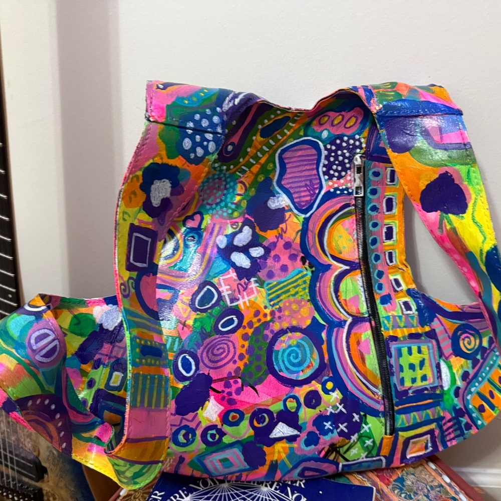 Colorful Abstract Backpack - Picture 7 of 10